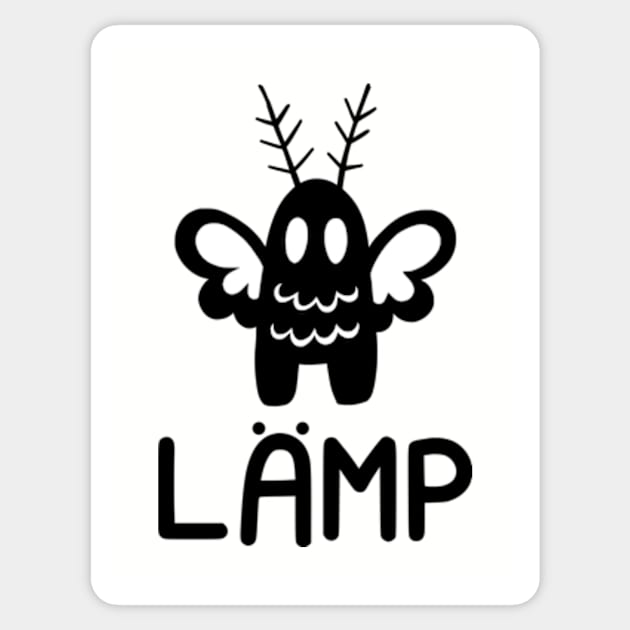 LÄMP - Mothman Sticker by JadedOddity